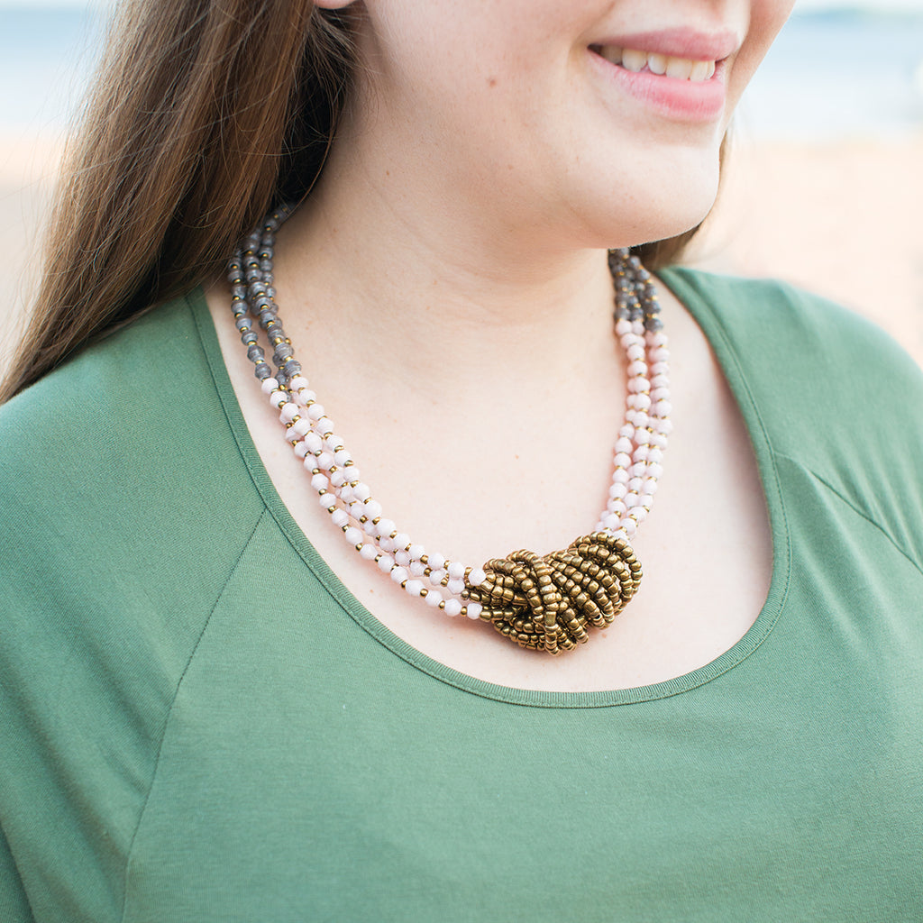 Emily: Blush/Gray/Bronze