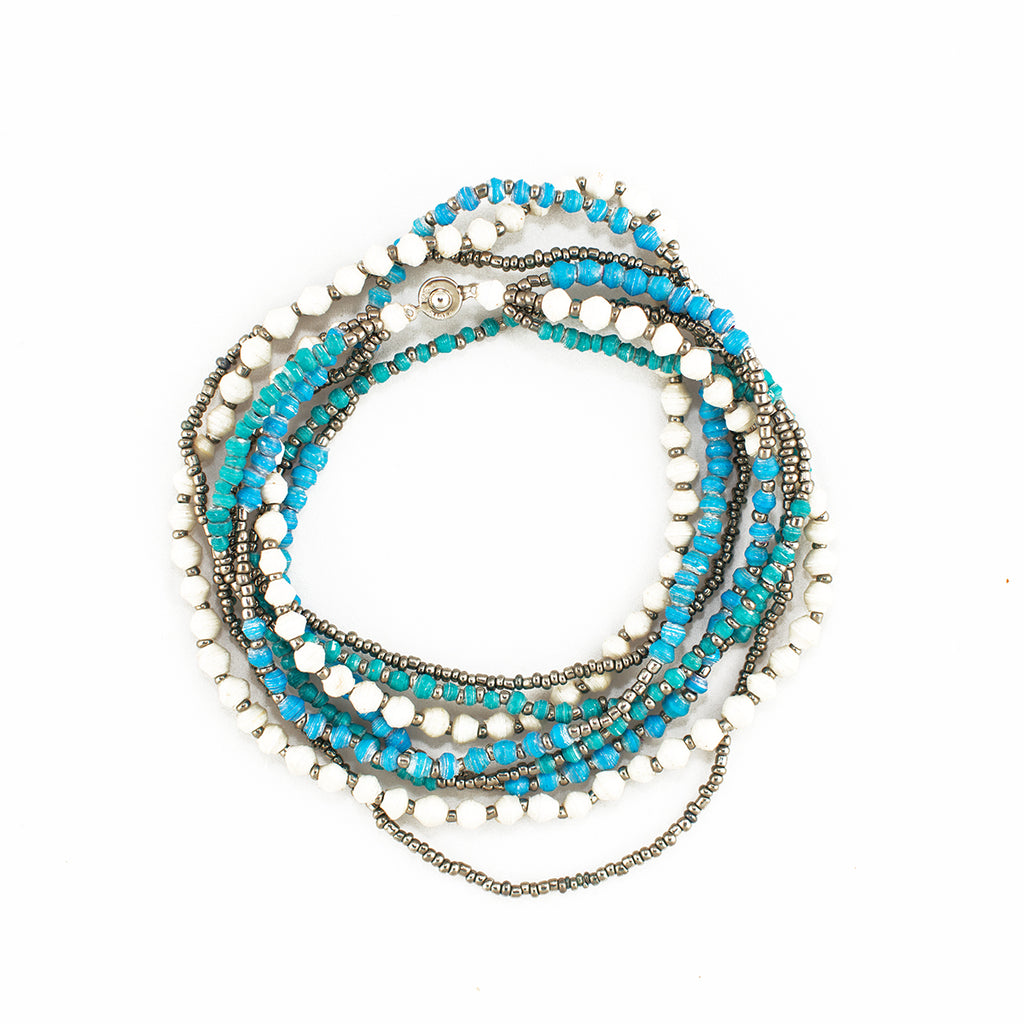 Margret: Blue/Turquoise/Silver