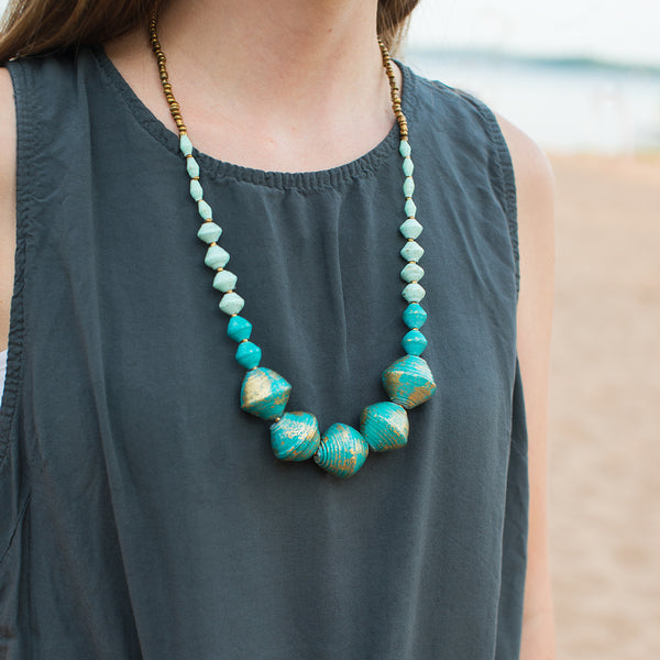 Molly: Turquoise/Bronze