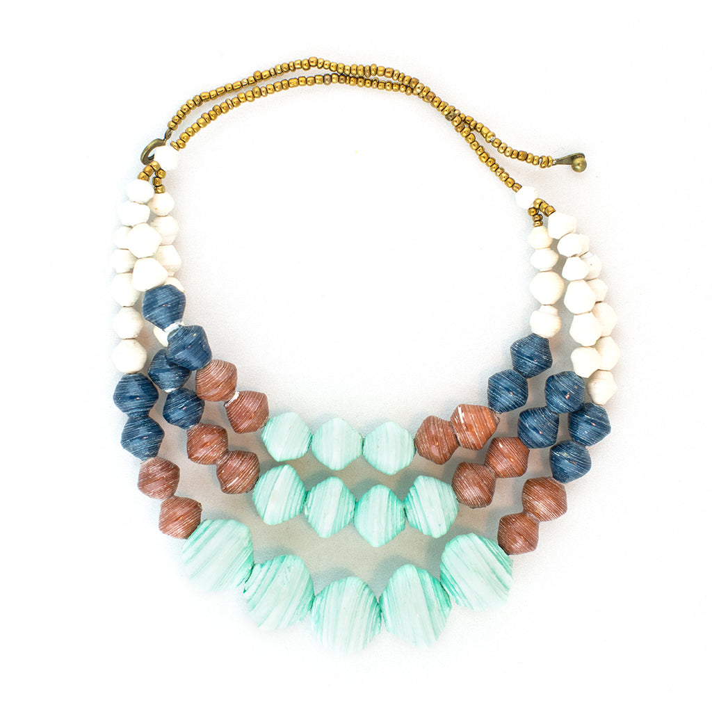 Susan: Blue/Mint/Bronze